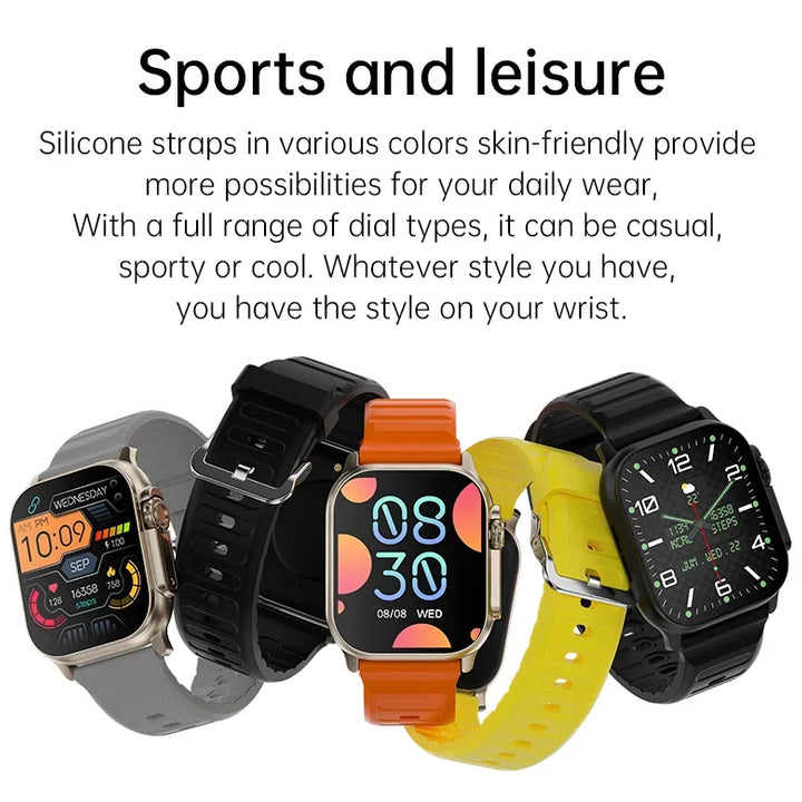 T900 Ultra 2 Smartwatch 49mm – Bluetooth Calls, NFC & Wireless Charging